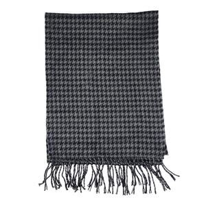 Made In Scotland 100% Cashmere Scarf Houndstooth
